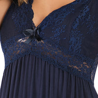 Suspender  Home Wear Slim Fit Large Swing Nightdress