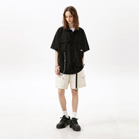 Summer New Pure Color Men's Loose Shorts