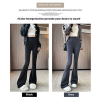 Micro Shark High Waist Slimming Hip Raise Flared Yoga Leggings