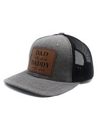 Men's Summer Mesh Hat Alphabet Peaked Cap
