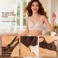 Pure Seduction Leopard Print Mesh Soft-Cushion Seamless Breathable Thin Cups Wireless Bra