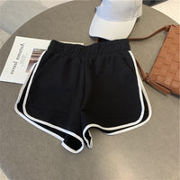 Sports Women's New Elastic Waist Slim Running Wide Leg Shorts