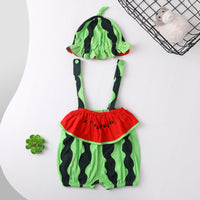 Summer Thin Baby Girl Sling Triangle One-piece Romper