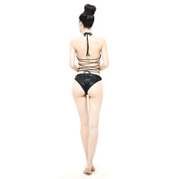 Triangle Bikini Sexy One-piece Swimsuit Gather Backless