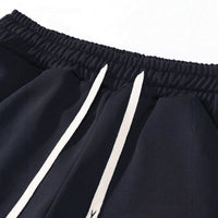 Men's Solid Color Hoodie Casual Set