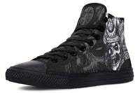 High Top Canvas Shoes For Printing Lovers