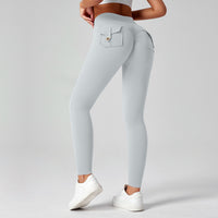 Fitness Yoga Pants For Women High-waisted Butt-lifting Stretchy Form-fitting Workout Tights