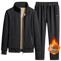 Cotton Winter Fleece Men's Casual Lambswool Plus Size