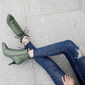 European And American Autumn And Winter Pointed-toe Stiletto Women's Martin Boots