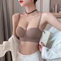 Half Cup Bra Small Breasts Lady's Push Up Big No Wire Accessory Breast Push Up Anti-sagging No Trace Bra