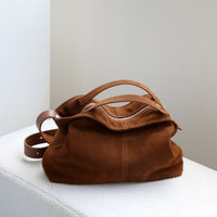 Womens Matte Commuter Tote Crossbody Bag