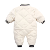 Letter Embroidery Children's Baseball Uniform Fleece Thickening