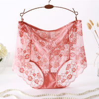 Plus Size Lace Women's Transparent Abdomen Seamless Women's Underwear