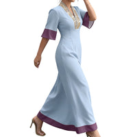 Patchwork Dress Elegant And Youth-Enhancing For Women
