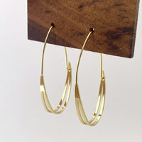 Metal-style Circular Earrings For Women
