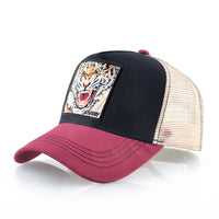 Simple Breathable Baseball Cap With Animal Embroidery