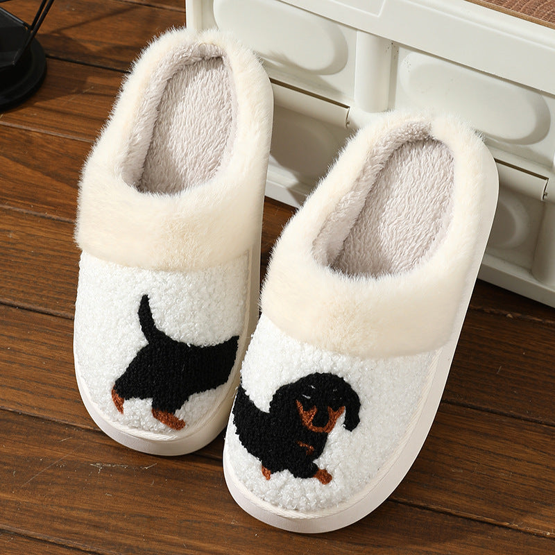 Non-slip Warm Wear-resistant Sausage Dog Slippers