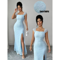 Elegant Slim-fit Long Dress For Women