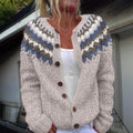 Women's Simple All-match 3D Digital Pattern Printed Sweater