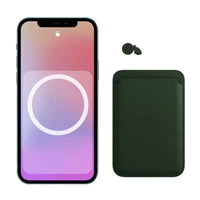 Magnetic Attraction Leather Card With Animation Sleeve Phone Case