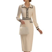 European And American French-inspired Chic Autumnal Long Shirt Dress For The Fashion-forward