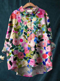 European And American Cardigan Style Women's Shirt