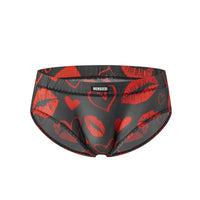 Printed Briefs Men's Low Waist Light Soft Multi-color