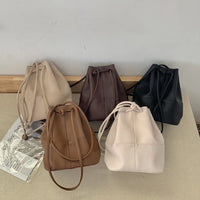 Soft Leather Underarm Bag Womens Simple Versatile Casual