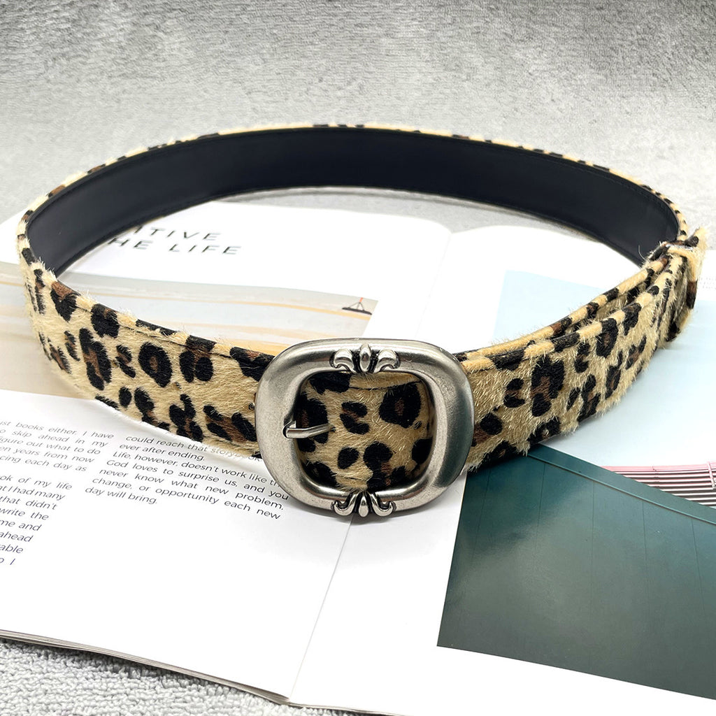 Leopard Print Snake Print Belt New Simple Style Waist