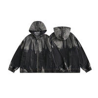 Hooded Washed Do The Old Cowboy Coat For Women Men Spring And Autumn