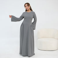 Plus-size Middle Eastern Long-sleeve Dress