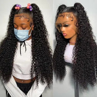 12a Water Wave Human Hair 13x4 Lace Front Wig