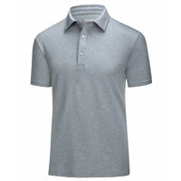 Men's Comfortable Breathable Short-sleeved Lapel Polo Shirt