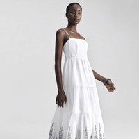 Loose-fit Floral-print Layered Slip Dress