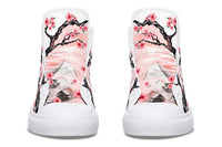 Fashion Printed Couple High Top Canvas Shoes