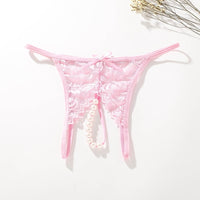 Nylon Women's Hot Pearl Massage Sexy Underwear
