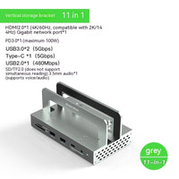 Vertical Storage Bracket Typec Docking Station Converter