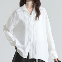 Lace Streamer Long Sleeve Shirt For Women