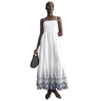 Loose-fit Floral-print Layered Slip Dress