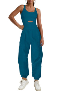 Women's Sleeveless Sports Suit Jumpsuit