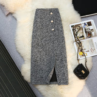 Women's Tweed Skirt New Autumn And Winter Sweater
