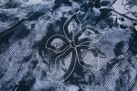 Flower Cutout Embroidered Shirt For Men