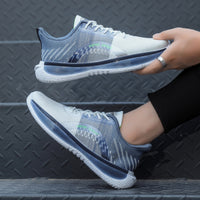 Thin Mesh Breathable Lace Up Thick Bottom Men's Sneaker