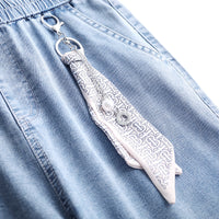 Thin Denim Wide-leg Thin Mopping  Casual Pants