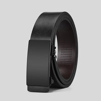 Automatic Leather Buckle Business Belt