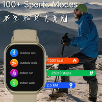 22inch Curved Screen Bluetooth Calling Voice-assisted U13 Smart Watch
