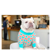 Tide Brand Dog Clothes Law Fighting Winter Clothes Pug Teddy Bichon Schnauzer Shiba Inu Sweater Warm Jacket