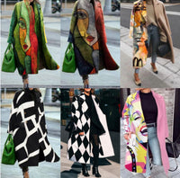 Women's Long Sleeve Turn-down Collar Coat Coat