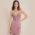 Wireless Bra Fashion Suspenders Silk Home Nightdress