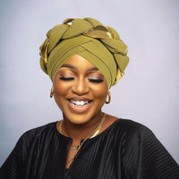 Forehead-crossing Braided Hat European And American Style
